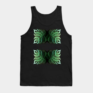 Leaves Pattern Design Tank Top